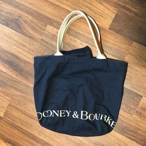 D&B Dooney & Bourke navy blue tote